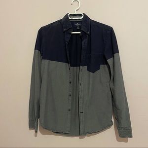 (3/$15) American Eagle Button Up Shirt with Pocket